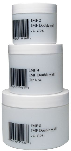 PLASTIC IMF JAR 2 OZ