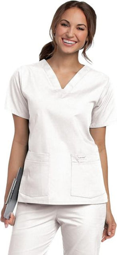 V-NECK TUNIC WHITE 2X