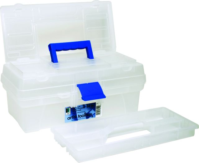 Artist Tool Box Clear 14In