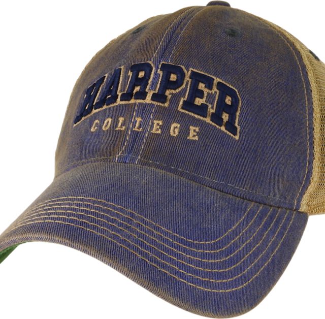 Harper College Patch Trucker Cap