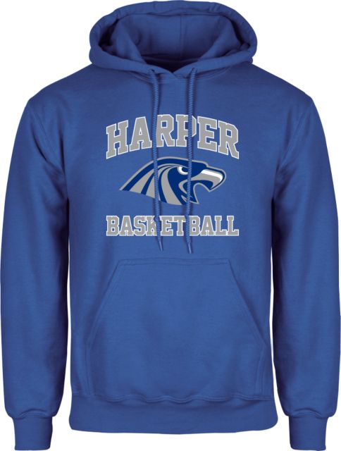 Harper College Fleece Hoodie Basketball - ONLINE ONLY