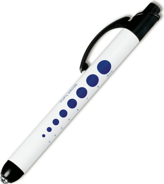 QUICK LITE PENLIGHT IN SLIDE PACK-PUPIL GAUGE EDITION-WHITE